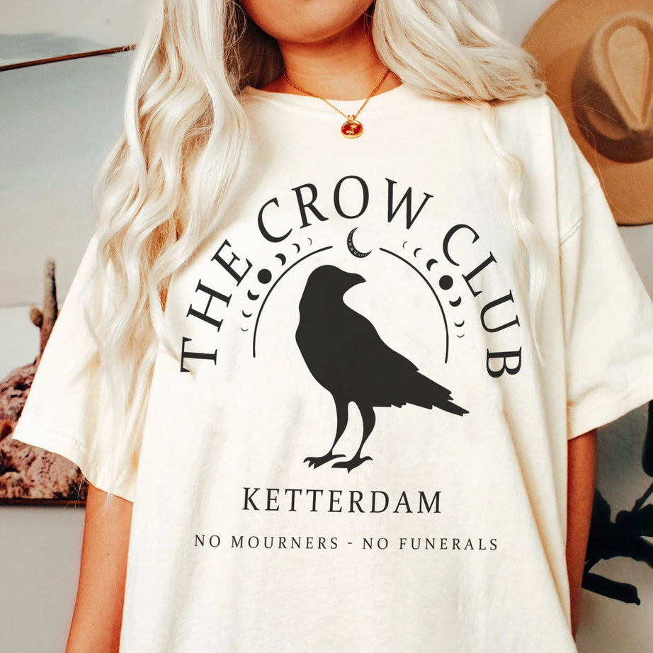Ketterdam Crow Club Sweatshirt, Six of Crows Shirt, Student Gift, Gift for Student, Educational Tee, Secondary School, Crooked Kingdom
