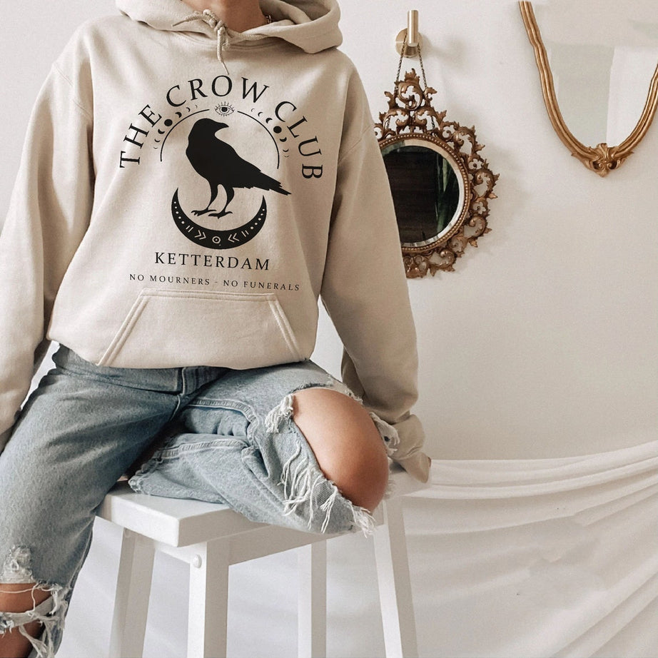 Ketterdam Crow Club Sweatshirt, Six of Crows Shirt, Student Gift, Gift for Student, Educational Tee, Secondary School, Crooked Kingdom