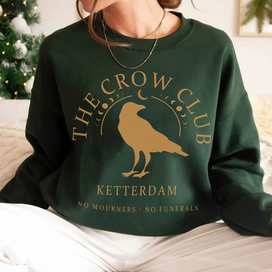 Ketterdam Crow Club Sweatshirt, Six of Crows Shirt, Student Gift, Gift for Student, Educational Tee, Secondary School, Crooked Kingdom