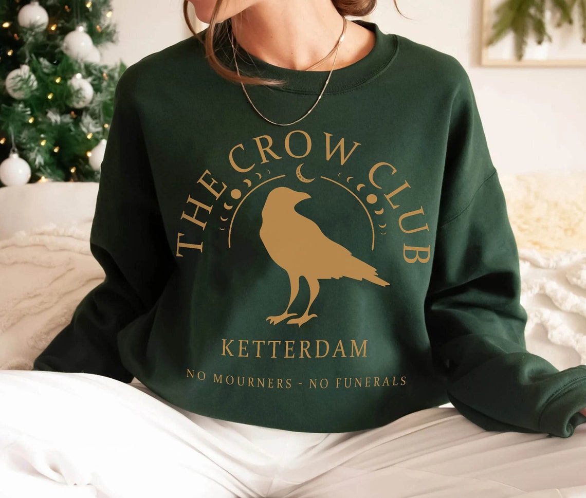 Ketterdam Crow Club Sweatshirt, Six of Crows Shirt, Student Gift, Gift for Student, Educational Tee, Secondary School, Crooked Kingdom