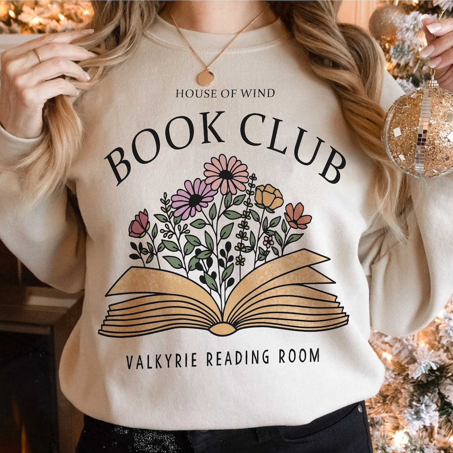 House of Wind Book Club Shirt, Acotar Sweatshirt, SJM Merch, Velaris Shirt, the Night Court Symbol, Acowar Acotar Merch