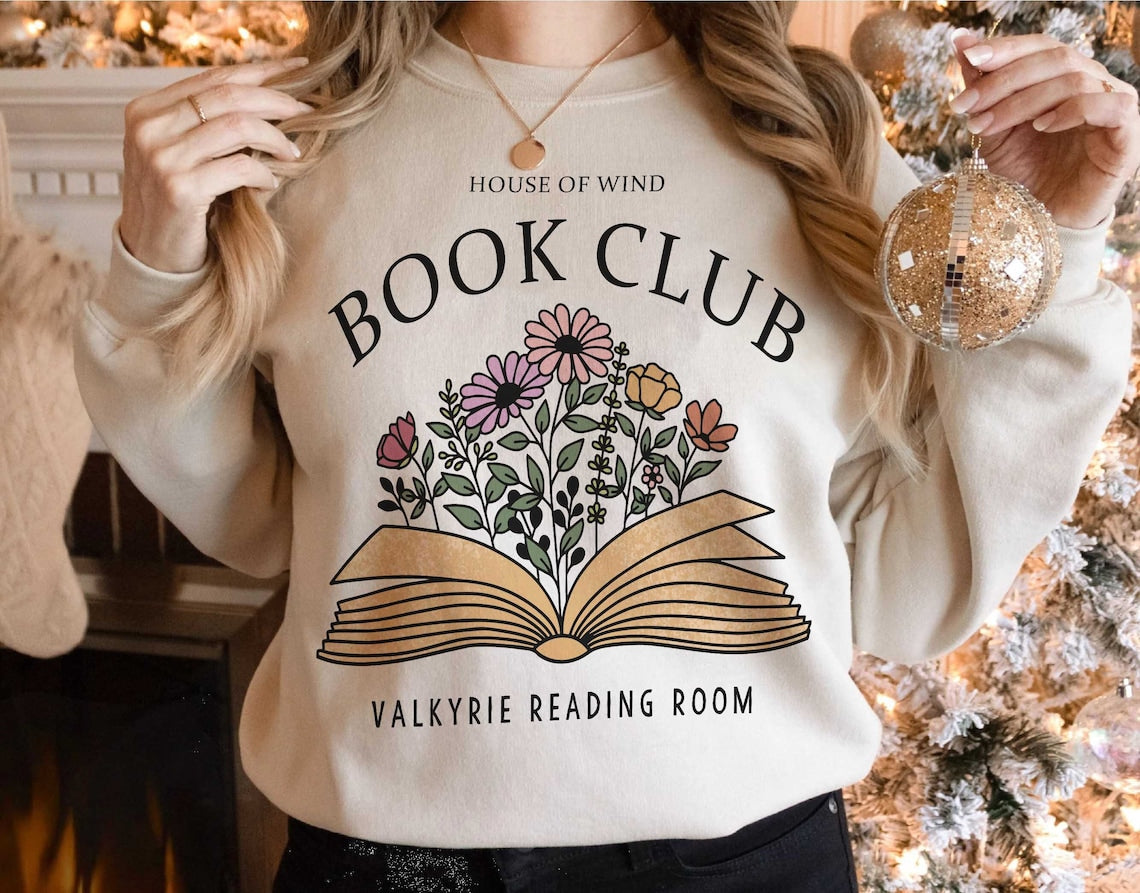 House of Wind Book Club Shirt, Acotar Sweatshirt, SJM Merch, Velaris Shirt, the Night Court Symbol, Acowar Acotar Merch