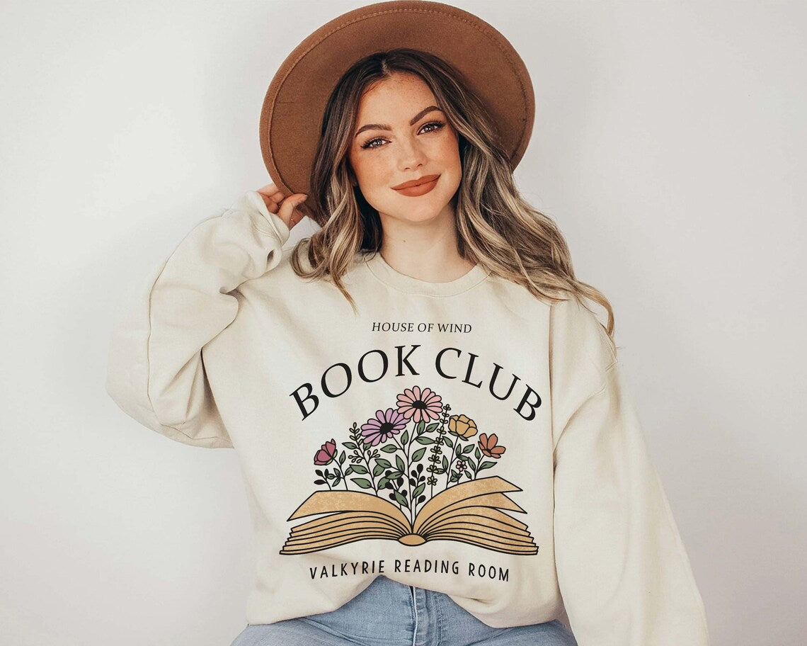 House of Wind Book Club Shirt, Acotar Sweatshirt, SJM Merch, Velaris Shirt, the Night Court Symbol, Acowar Acotar Merch