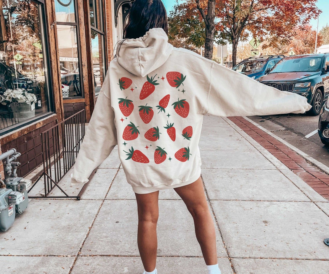 Strawberry Shirt, Graphic Tee, Strawberry Sweatshirt, Foodie Clothing Gift