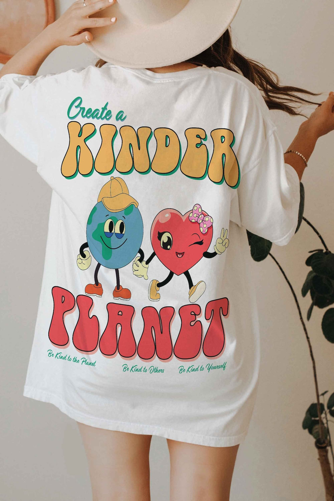 Create a Kinder Planet Hoodie, Positive Hoodie, Trendy Hoodie, Tumblr Hoodie, Aesthetic Hoodie, Perfect Gift, Aesthetic Clothes,trendy Shirt