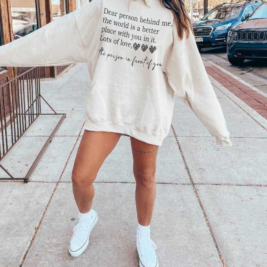 Dear Person Behind Sweatshirt, Mental Health Awareness T-shirt, Mental Health Hoodie, Mental Health Shirts, Mental Health Quote Shirt