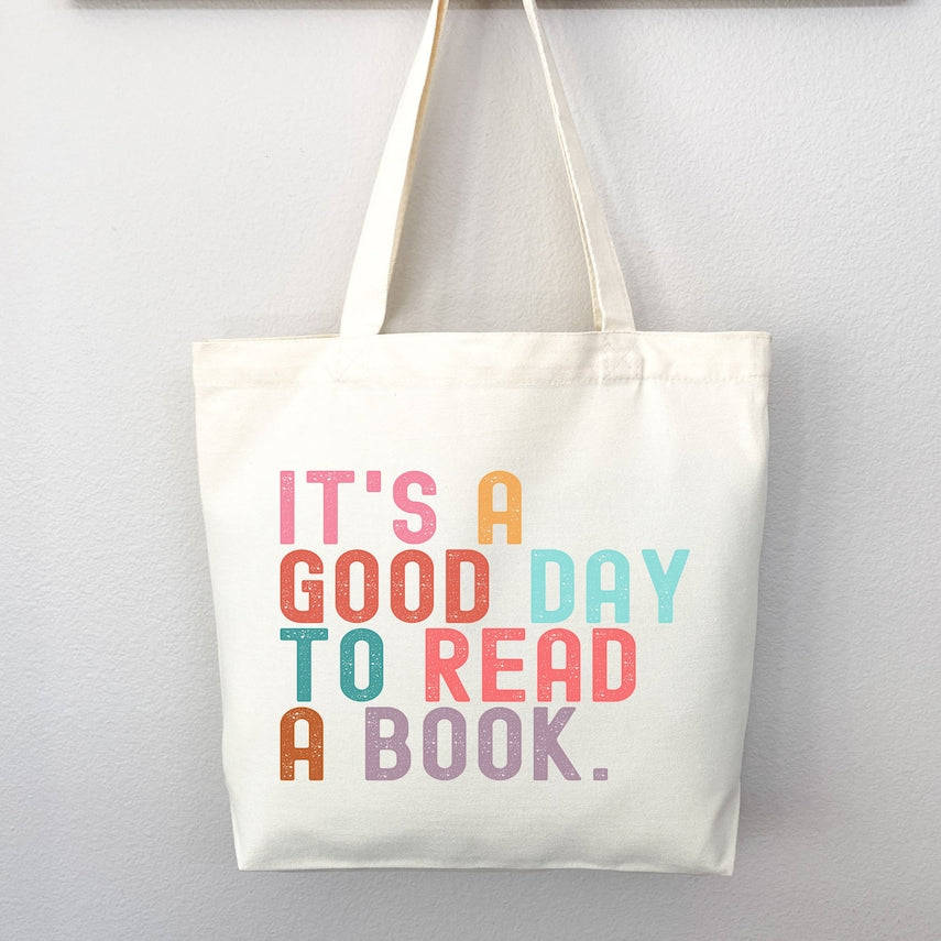 It's Good Day to Read Tote Bag, Book Lovers Tote, Gift for Book Lover, Gift For Bookworms, Gift For Teachers, Readers' Tote, Library Tote