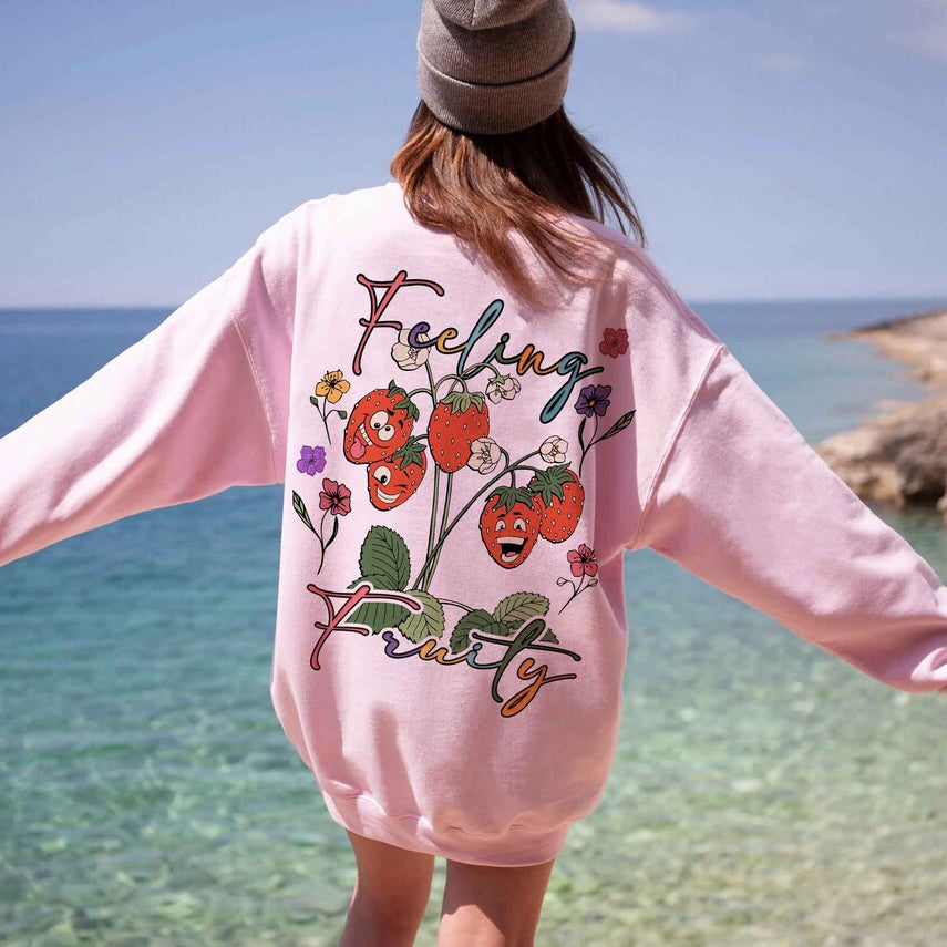 Feeling Fruity Hoodie, LGBQT Shirt, Pride Month T-shirt, LGBT Tee, Rainbow Shirt, Retro Frog Shirt, Gay Pride Trendy Tshirt, Sweatshirt