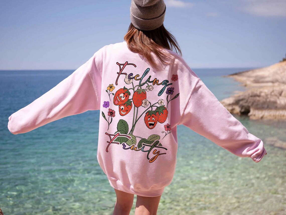 Feeling Fruity Hoodie, LGBQT Shirt, Pride Month T-shirt, LGBT Tee, Rainbow Shirt, Retro Frog Shirt, Gay Pride Trendy Tshirt, Sweatshirt