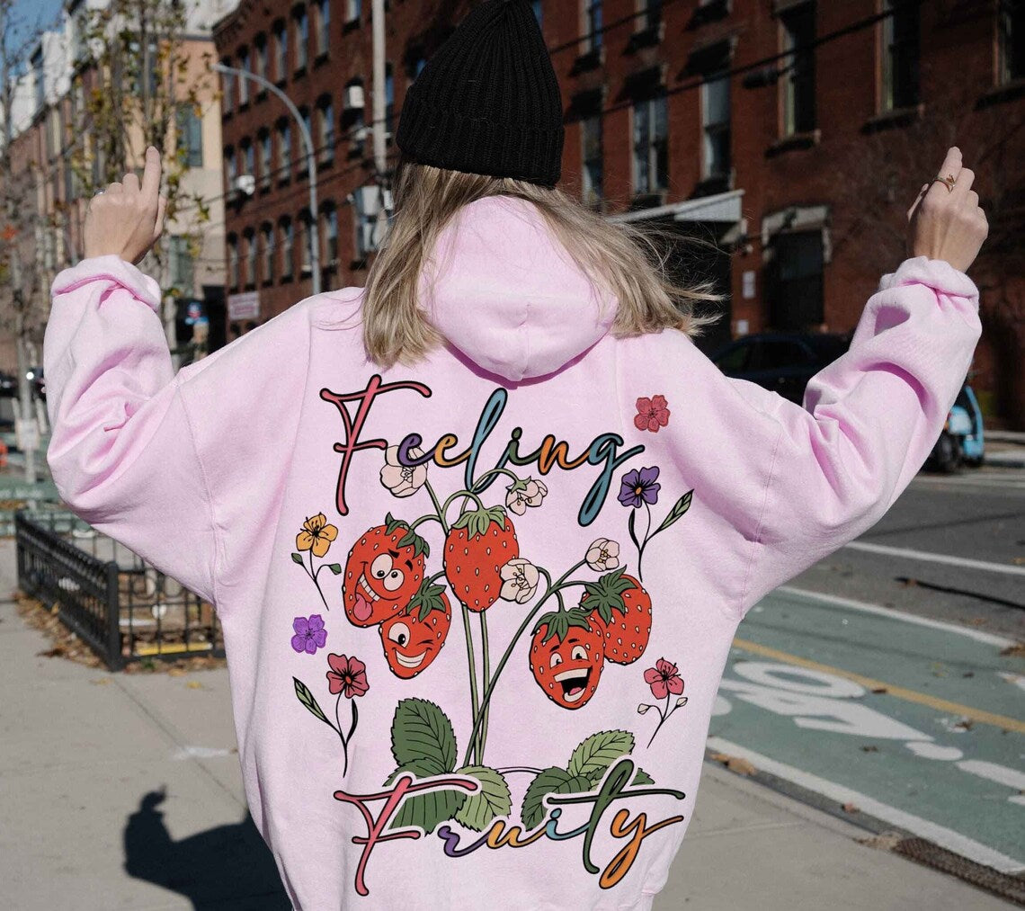 Feeling Fruity Hoodie, LGBQT Shirt, Pride Month T-shirt, LGBT Tee, Rainbow Shirt, Retro Frog Shirt, Gay Pride Trendy Tshirt, Sweatshirt