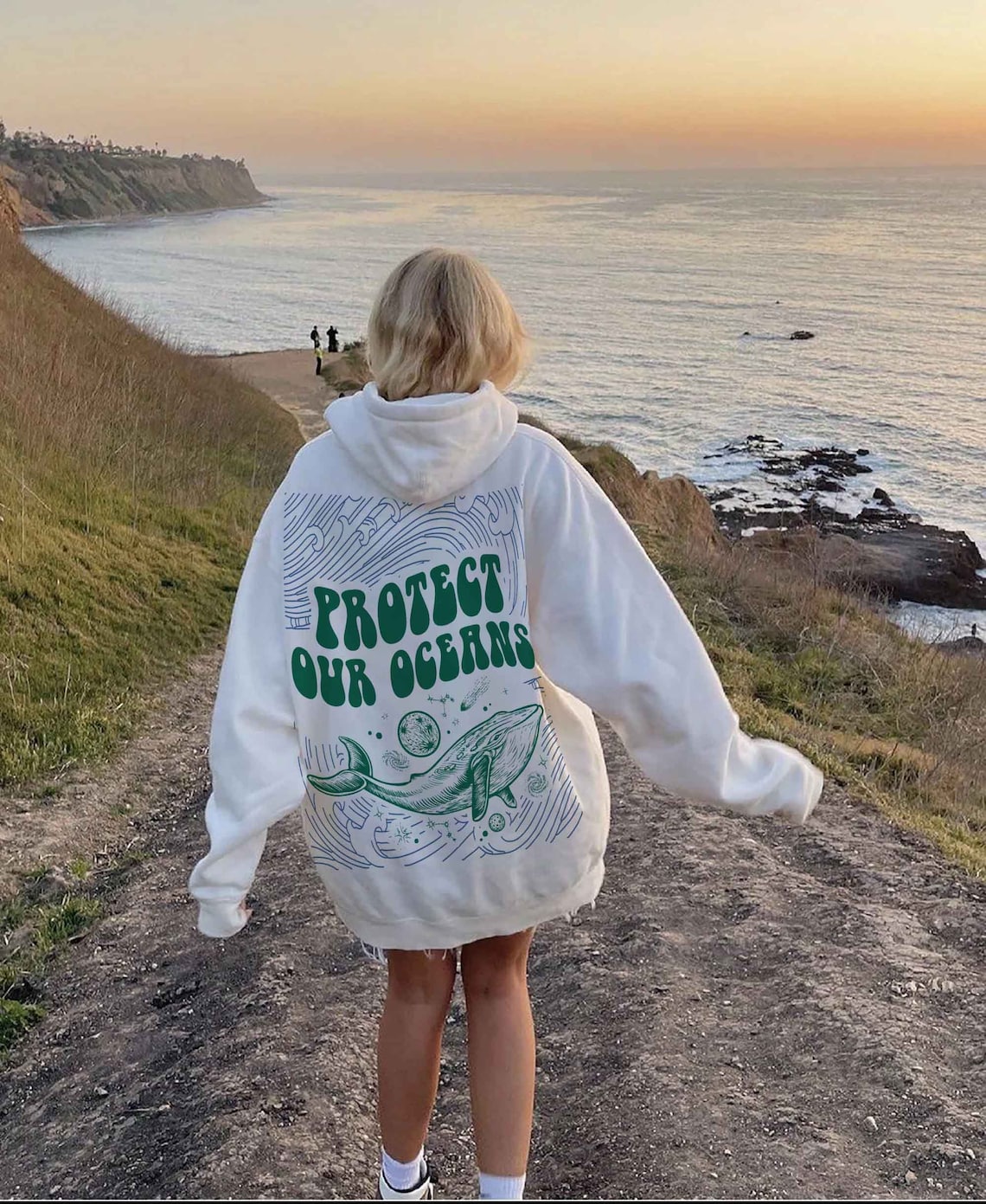 Protect Our Oceans Hoodie, Oceans Sweatshirt, Save the Ocean, Respect the Locals Hoodie, Marine Biologist, Surfing Hoodie, Oceans Lover Gift