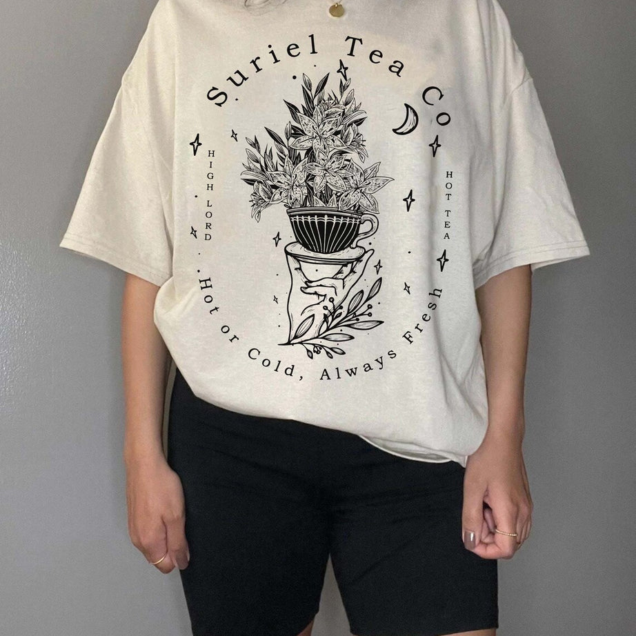 Suriel Tea Co Sweatshirt Velaris Sweatshirt, Sarah J Maas Sweatshirt, Acotar Hoodie, Suriel Shirt, Acotar Suriel Hoodie, Book Lovers Shirt