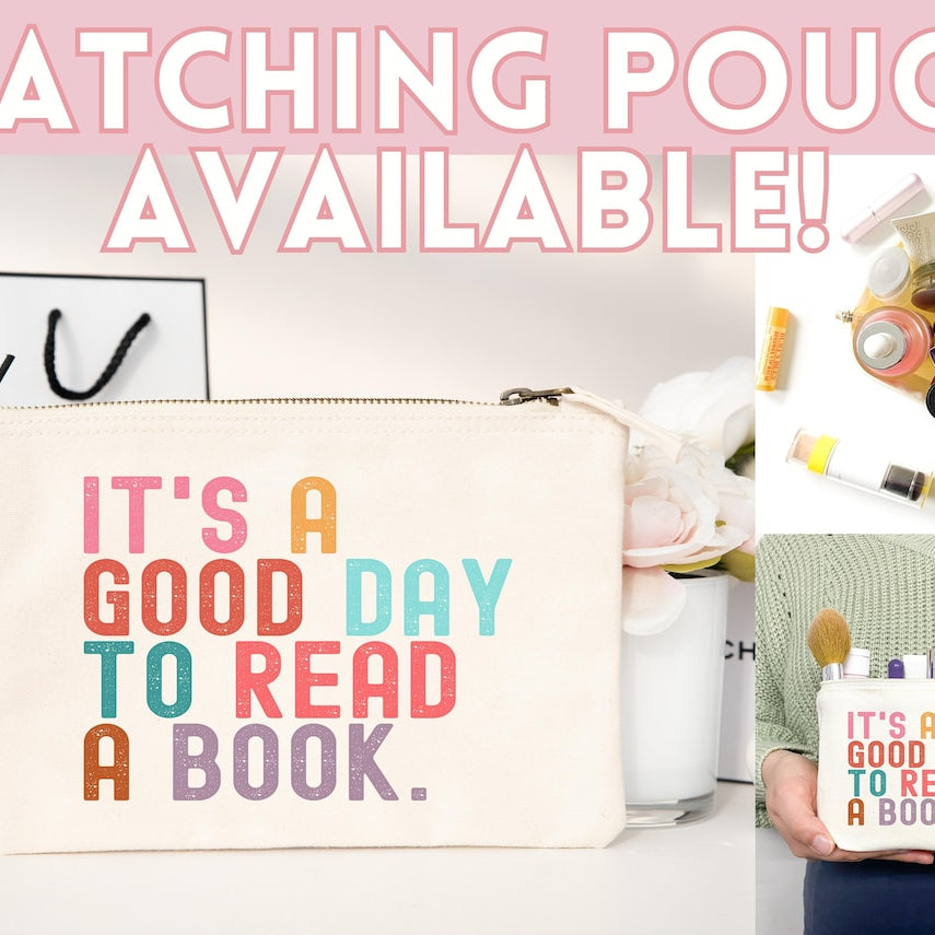 It's Good Day to Read Tote Bag, Book Lovers Tote, Gift for Book Lover, Gift For Bookworms, Gift For Teachers, Readers' Tote, Library Tote