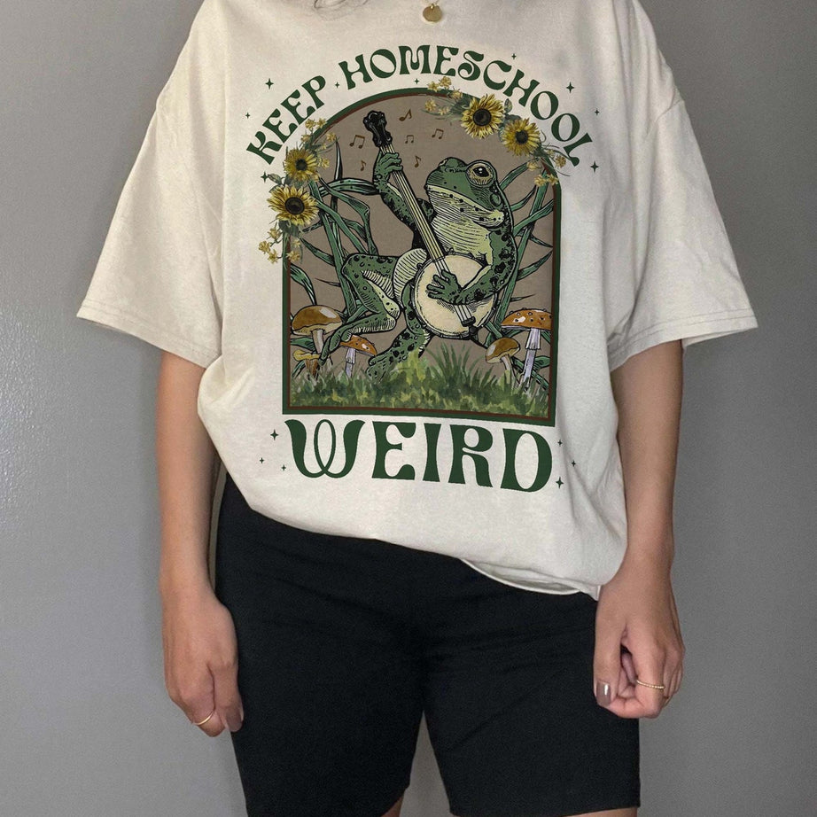 Keep Homeschool Weird Mom Shirt, Homeschooling Mom, Gift for Homeschool Mama, Homeschool Shirt