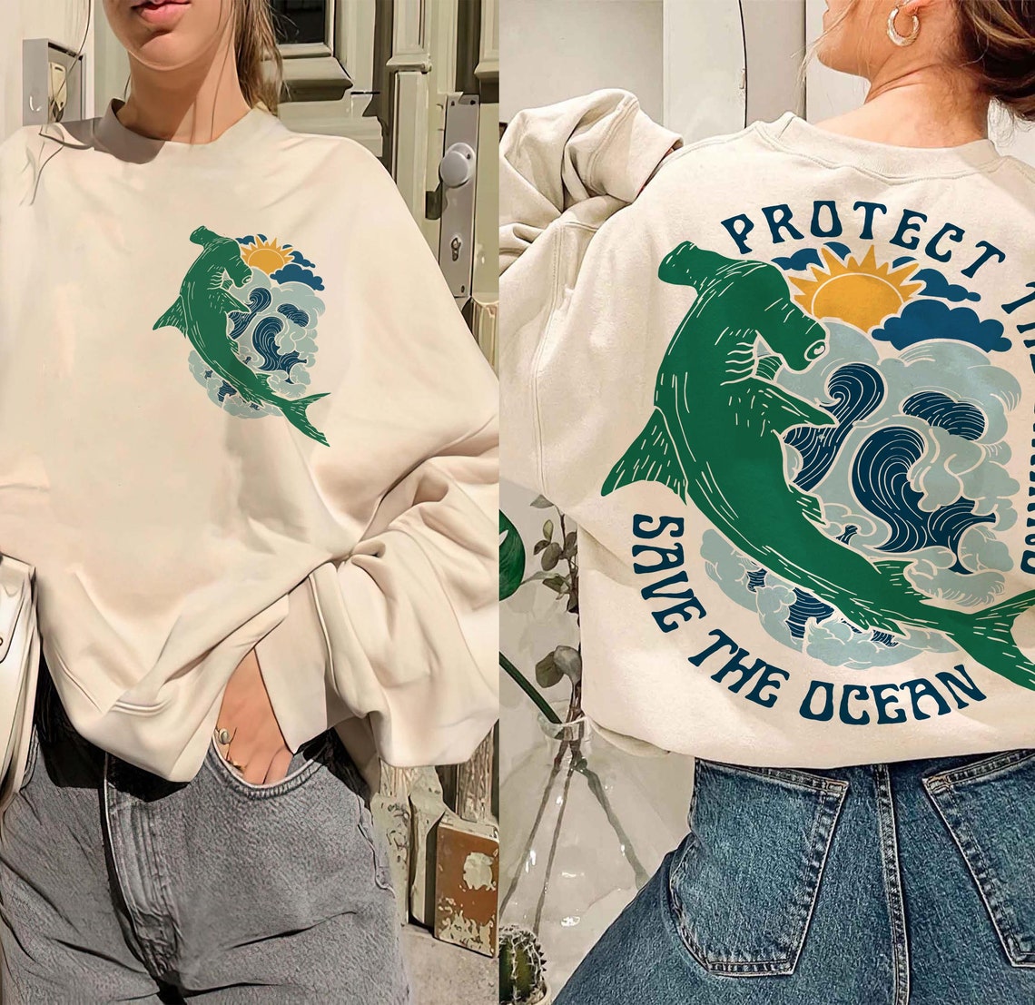 Protect The Sharks shirt, Shark Hoodie, Shark Sweatshirt, Vsco Hoodie, Surfing Hoodie, Respect The Locals Hoodie, Shark Lover Gift
