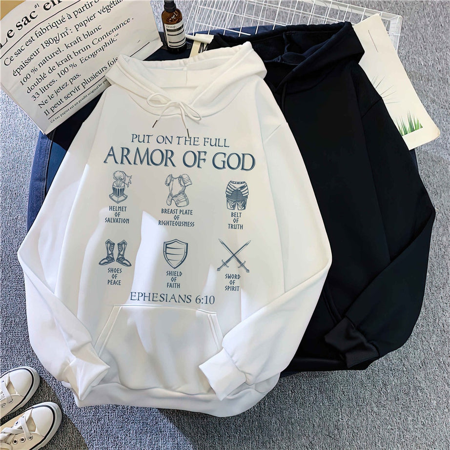 Put on the Full Armor of God Shirt, Christian Gift, Shield of Armor, Ephesians Hoodie, Knight Sweatshirt, Armor of Shirt