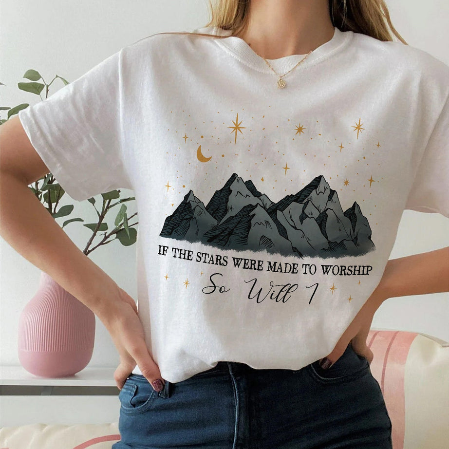 If the Stars Were Made to Worship Shirt, Christian Shirt, Bible Verse Shirt, Religious Shirt, Faith Shirt, Women Christian Gifts
