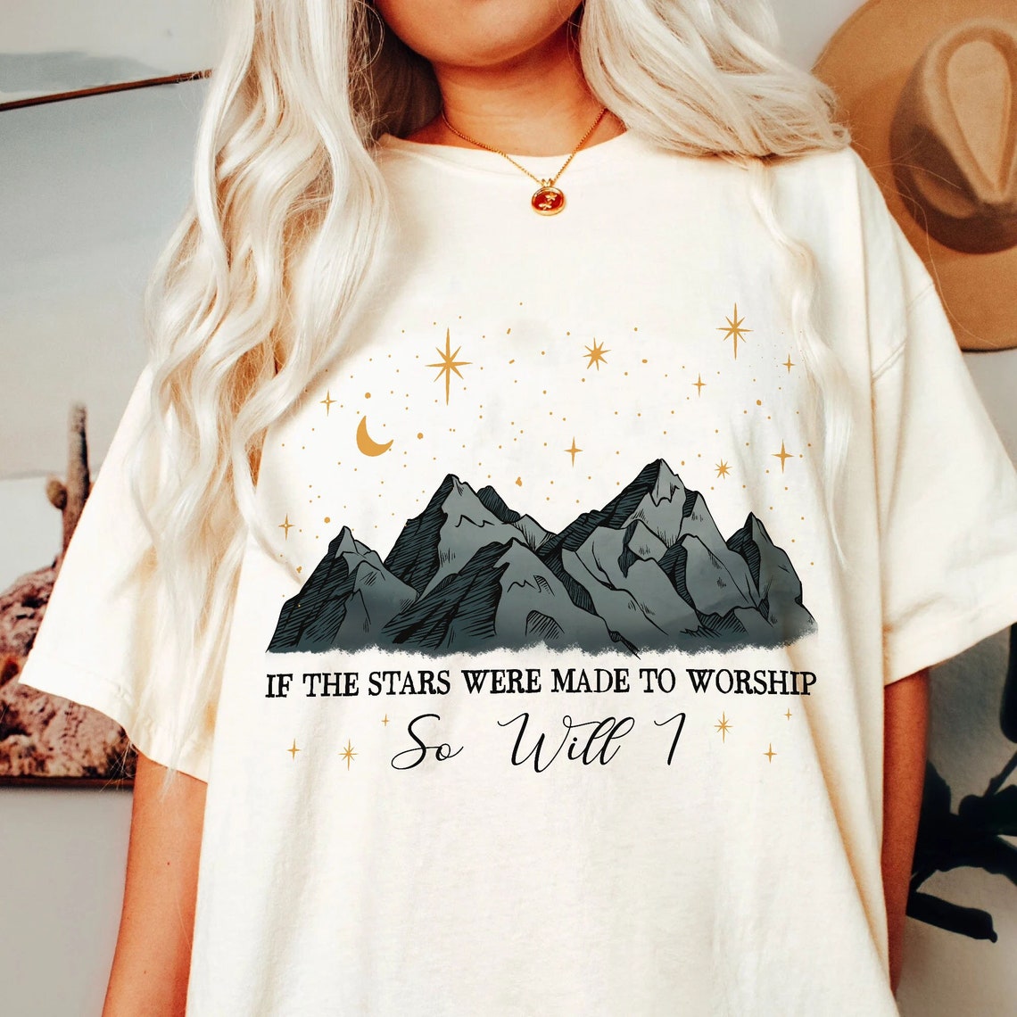 If the Stars Were Made to Worship Shirt, Christian Shirt, Bible Verse Shirt, Religious Shirt, Faith Shirt, Women Christian Gifts