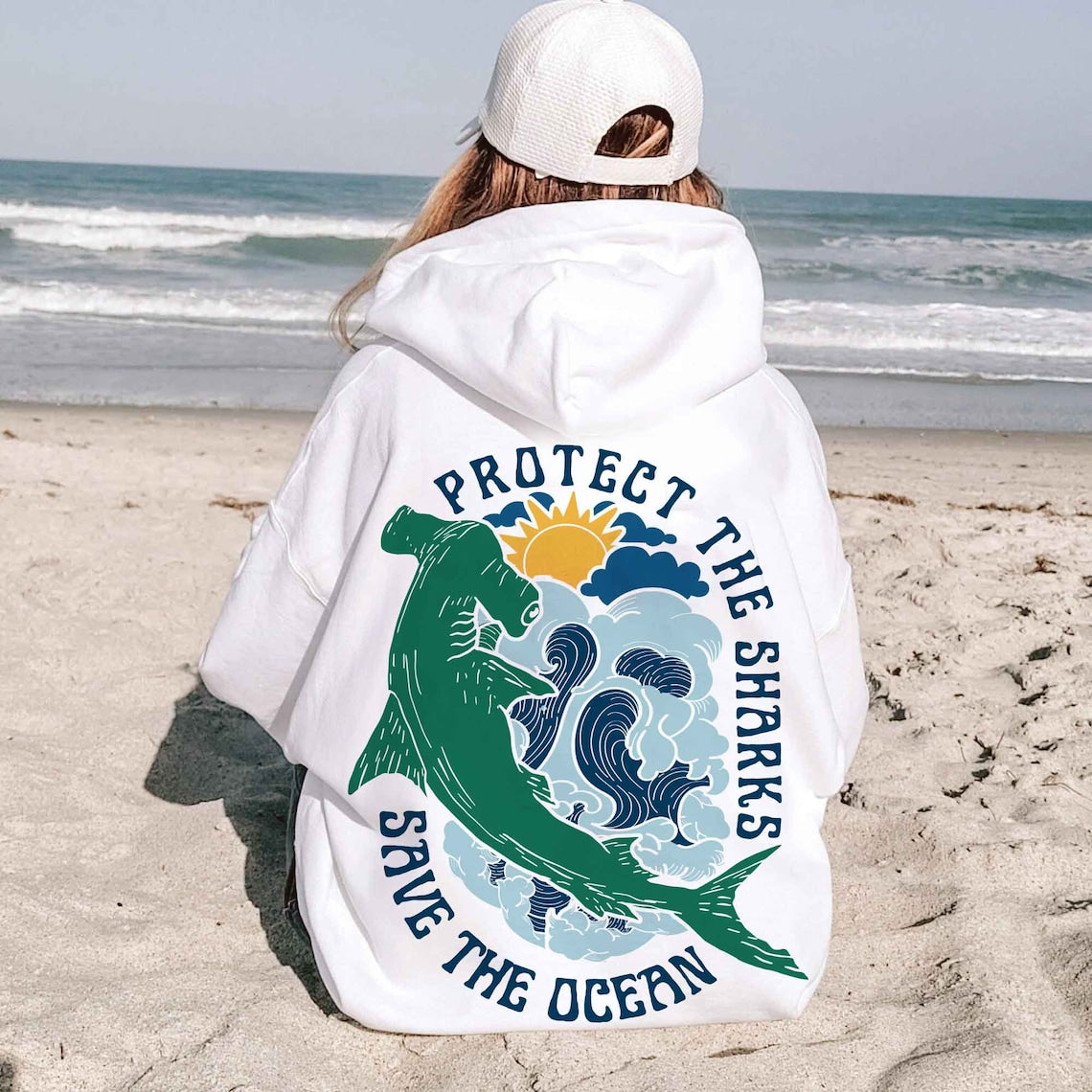 Protect The Sharks shirt, Shark Hoodie, Shark Sweatshirt, Vsco Hoodie, Surfing Hoodie, Respect The Locals Hoodie, Shark Lover Gift