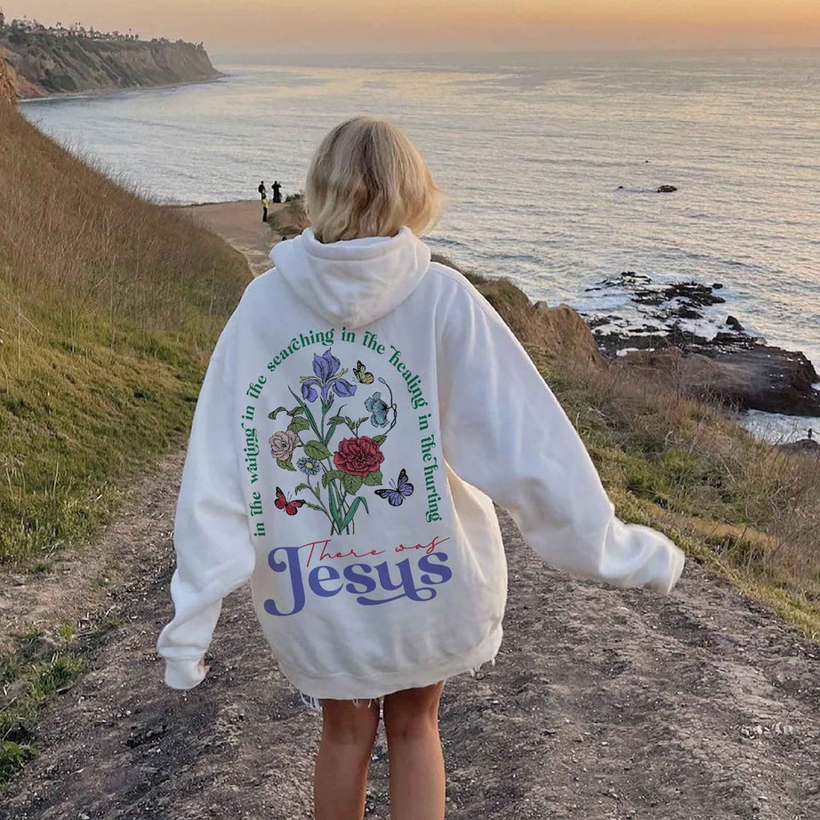 Jesus Hoodie, Aesthetic Christian Sweatshirt, Women's Religious Shirt, Bible Verse Shirt, Christian Gifts for Her, Catholic Gifts