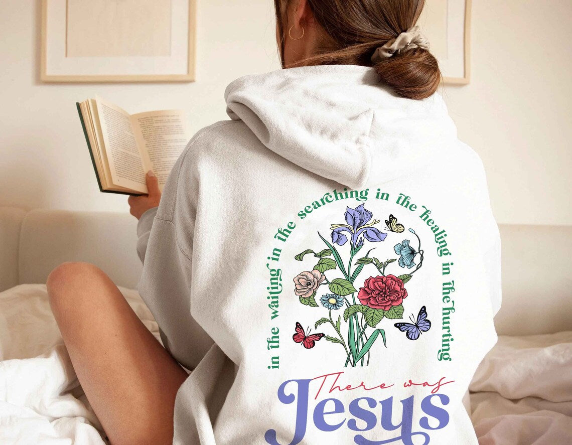 Jesus Hoodie, Aesthetic Christian Sweatshirt, Women's Religious Shirt, Bible Verse Shirt, Christian Gifts for Her, Catholic Gifts