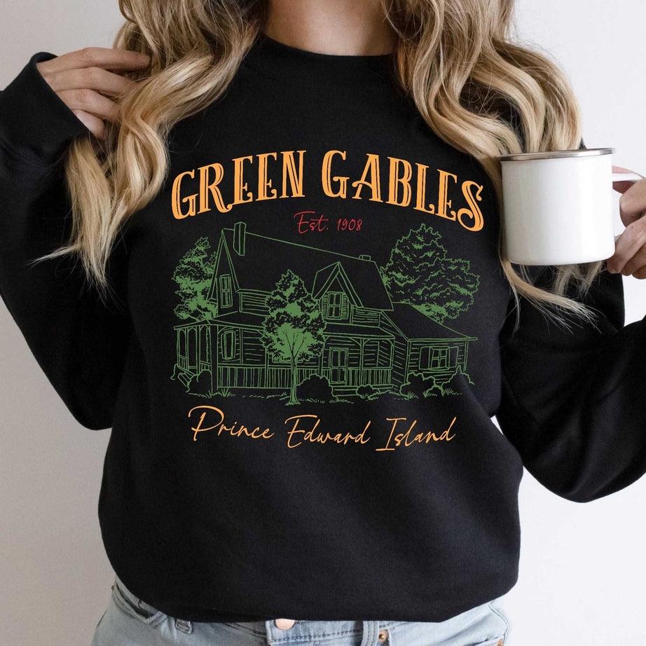 Anne of Green Gables Sweatshirt, Anne With an E, Light Academia, Book Shirt Anne Shirley Prince Edward Island Shirt, Classic Novel Gift