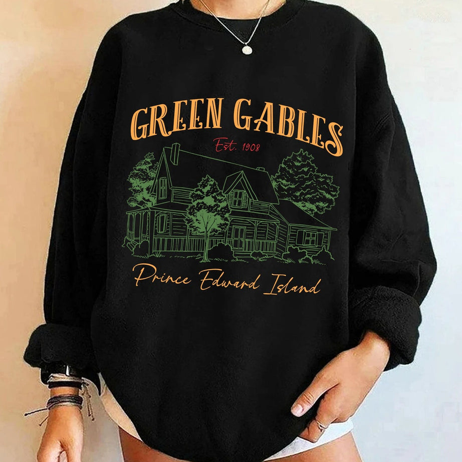 Anne of Green Gables Sweatshirt, Anne With an E, Light Academia, Book Shirt Anne Shirley Prince Edward Island Shirt, Classic Novel Gift