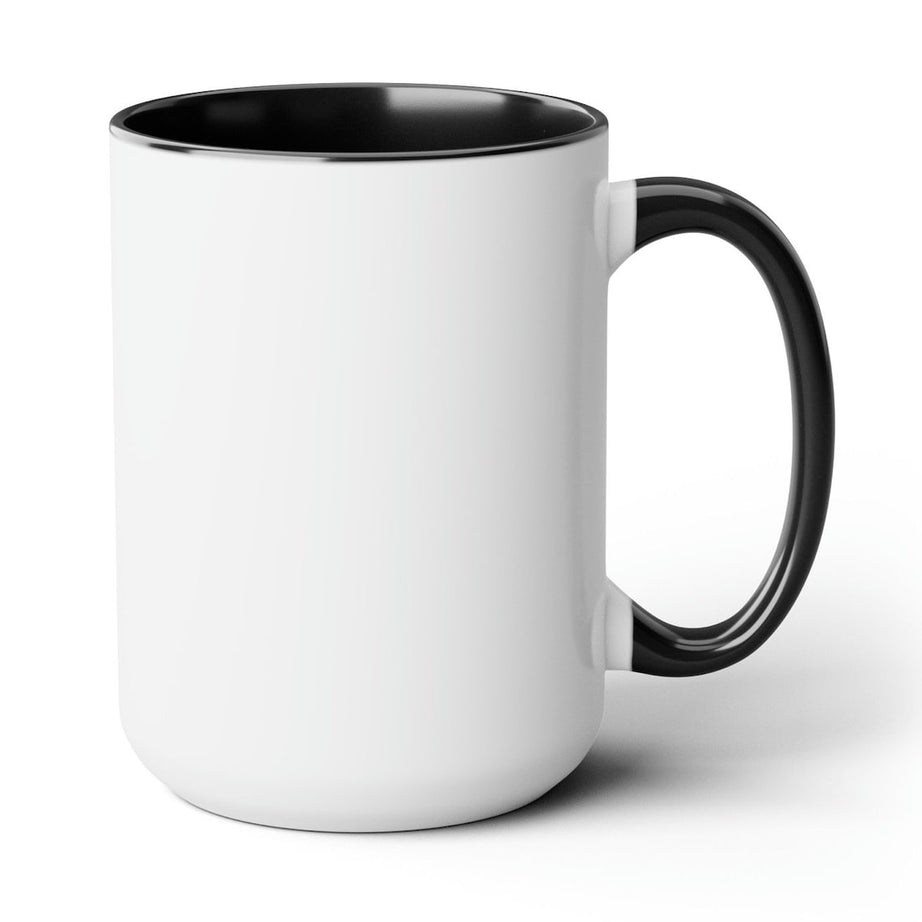 CUSTOM Book Stack Tall Mug 15 Oz