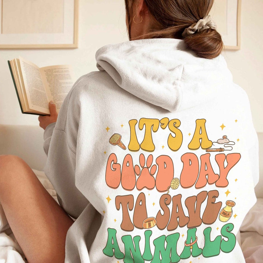 Its A Good Day to Save Animals Shirt, Vet Tech Shirt, Vet School Gifts, Gift for Veterinarian, Dog Lover, Cat Lover, Dog Paw