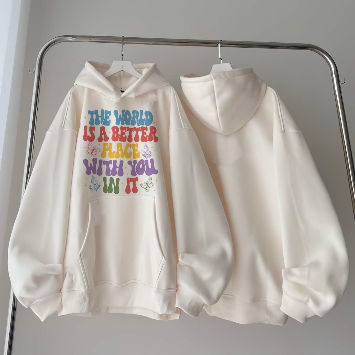 The World is A Better Place With You in It Sweatshirt, VSCO Girl Hoodie