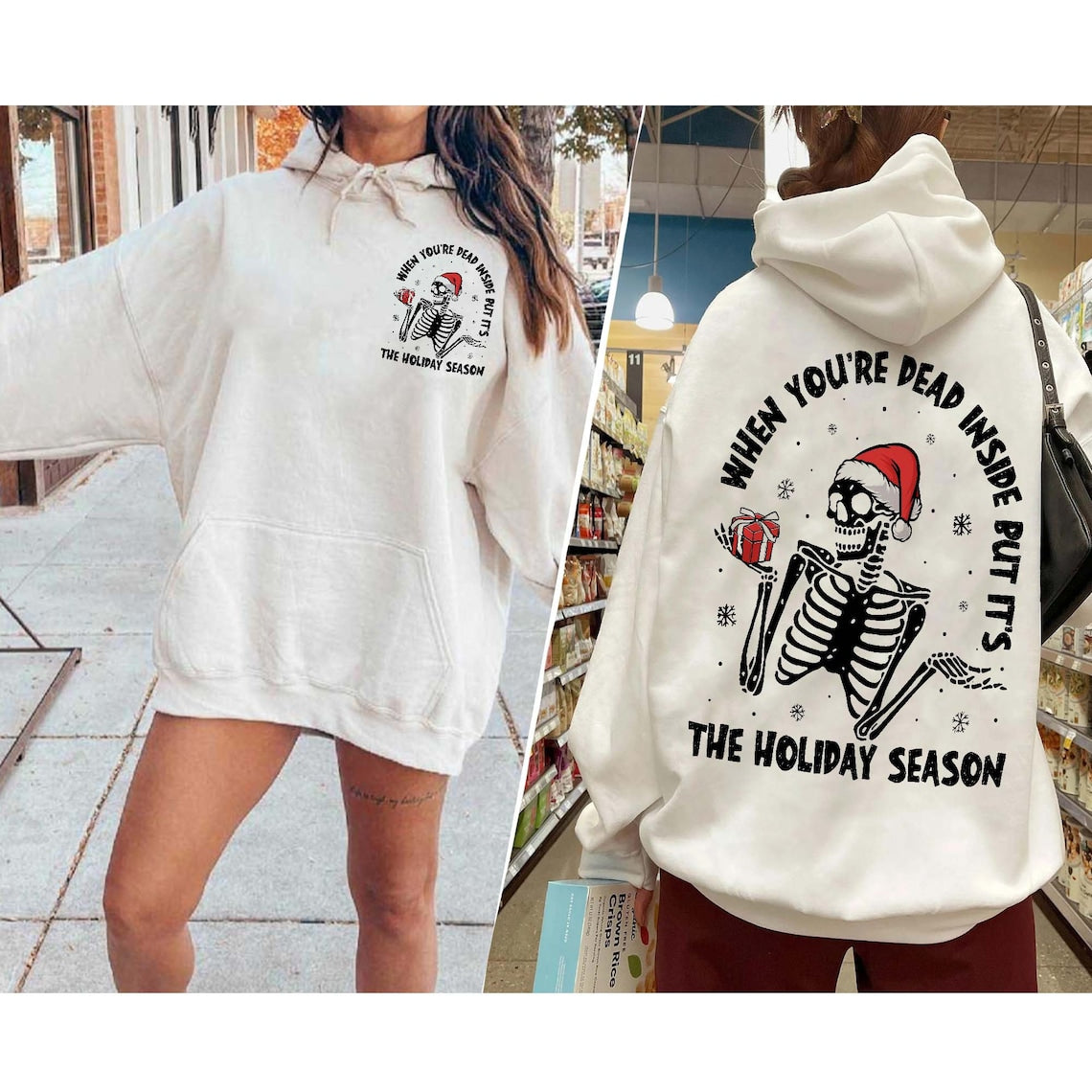 When You're Dead Inside but It's Christmas Shirt, Christmas Skeleton Shirt, Christmas Shirt, Funny Christmas Shirt, Christmas Family Shirt