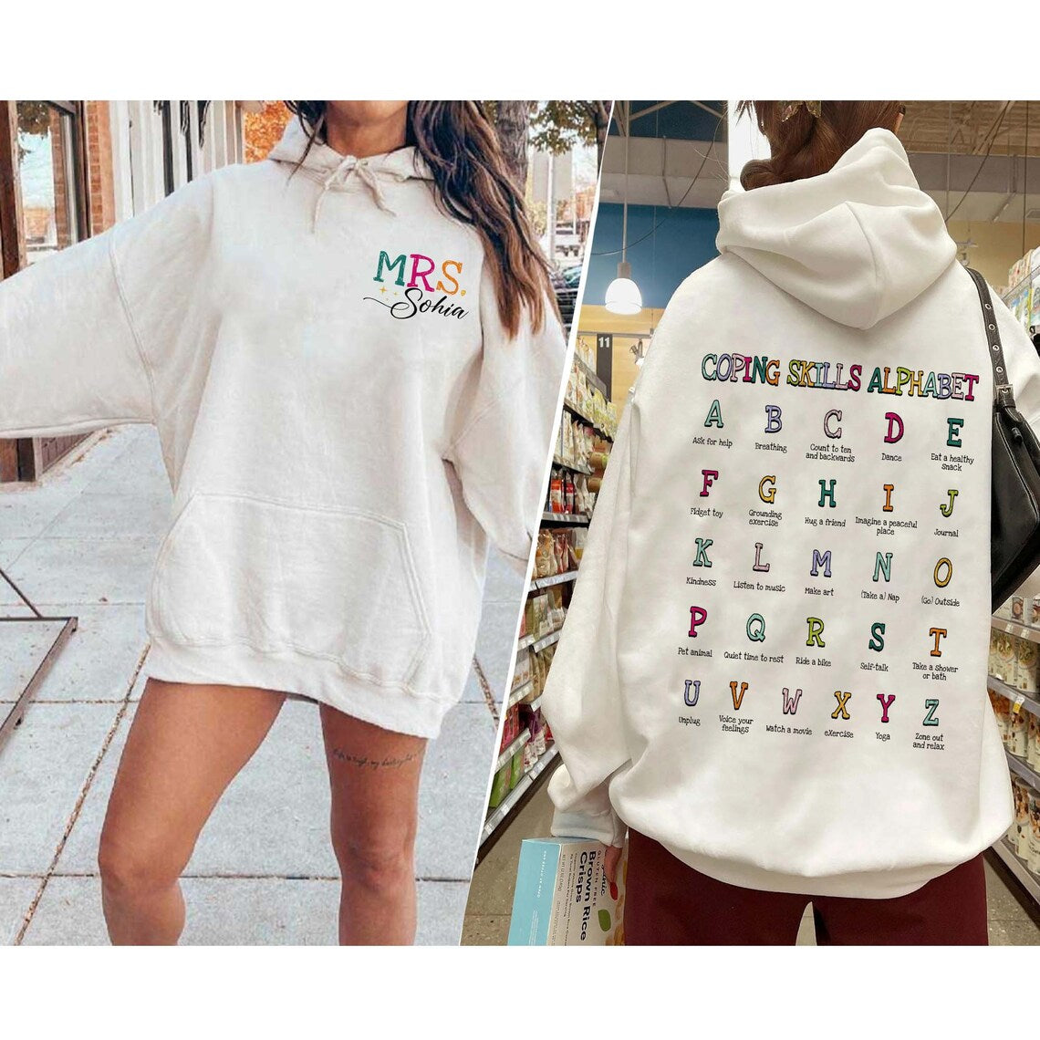 Custom Name Social Work Shirt, RBT Shirt, School Counselor Tee, BCBA Sweatshirt, Sped Teacher Shirt, Coping Skills, Behavior Analyst