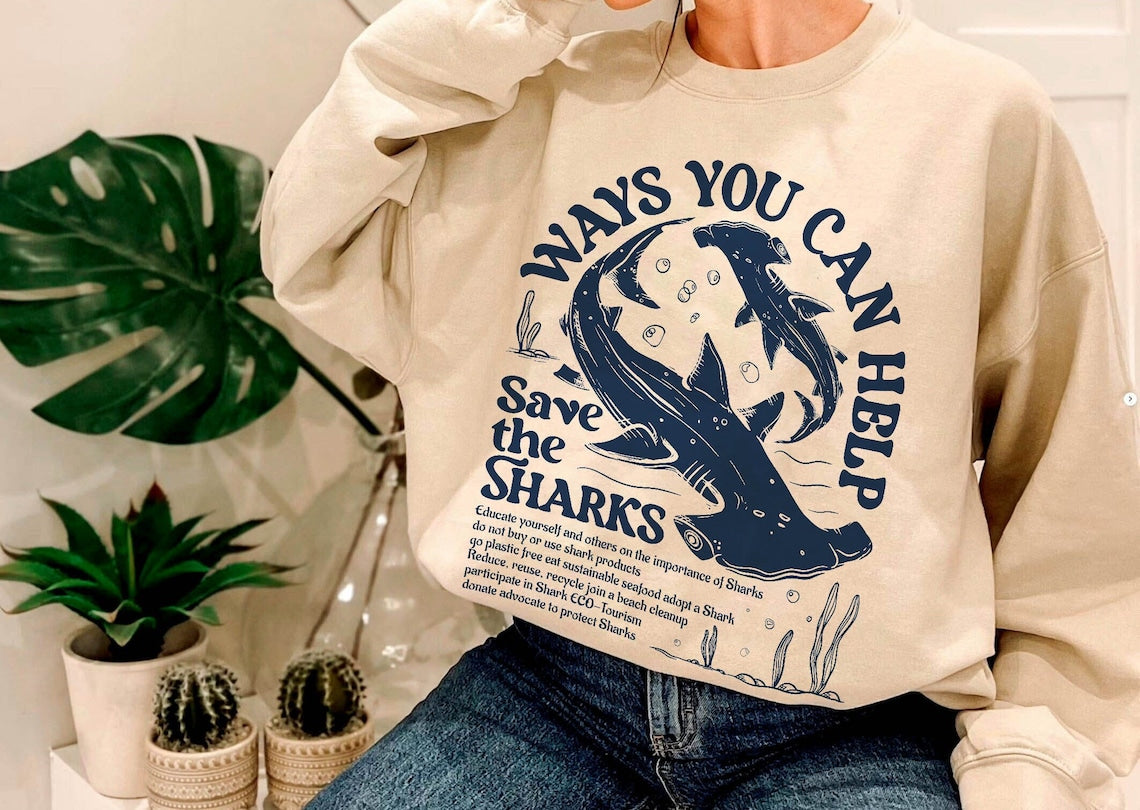 Save the Sharks Sweatshirt, Respect the Locals, Hammerhead Shark Shirt, Shark Sweatshirt, Shark Shirt, Shark Weekk, Respect the Locals Shirt