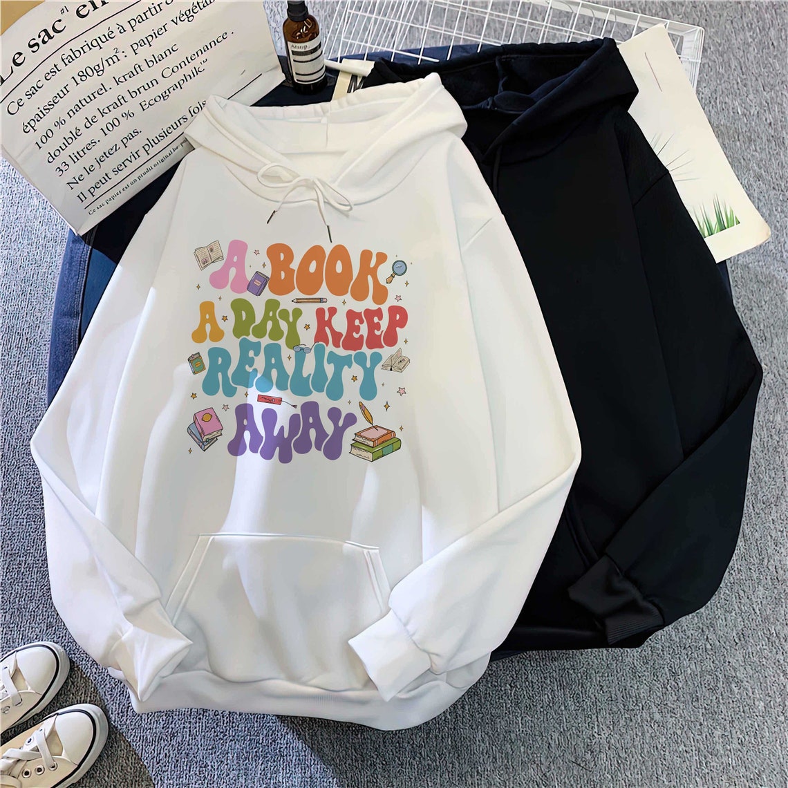 Book Sweatshirt, A Book A Day Keep the Mental Breakdown Away, Book Gift, Book Lover Gift, Reading Book, Bookworm Gift, Book Club, Book Shirt