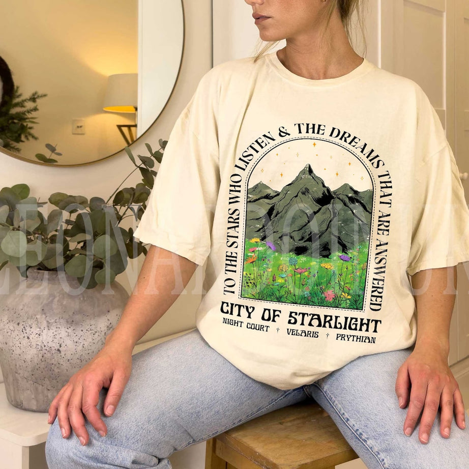 Velaris Comfort Color Shirt, Velaris City of Starlight Sweatshirt, the Night Court Shirt, A Court of Thorns and Roses Court, Acotar Shirt