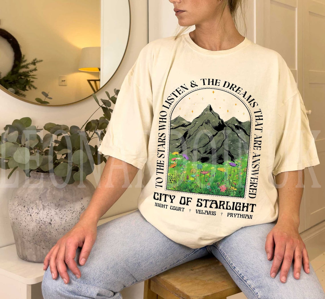 Velaris Comfort Color Shirt, Velaris City of Starlight Sweatshirt, the Night Court Shirt, A Court of Thorns and Roses Court, Acotar Shirt