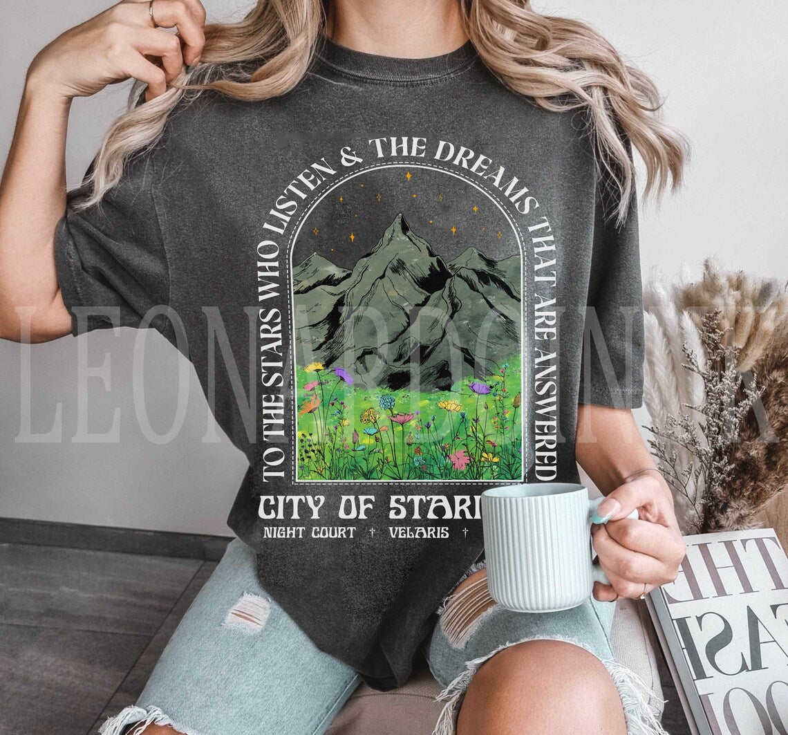 Velaris Comfort Color Shirt, Velaris City of Starlight Sweatshirt, the Night Court Shirt, A Court of Thorns and Roses Court, Acotar Shirt