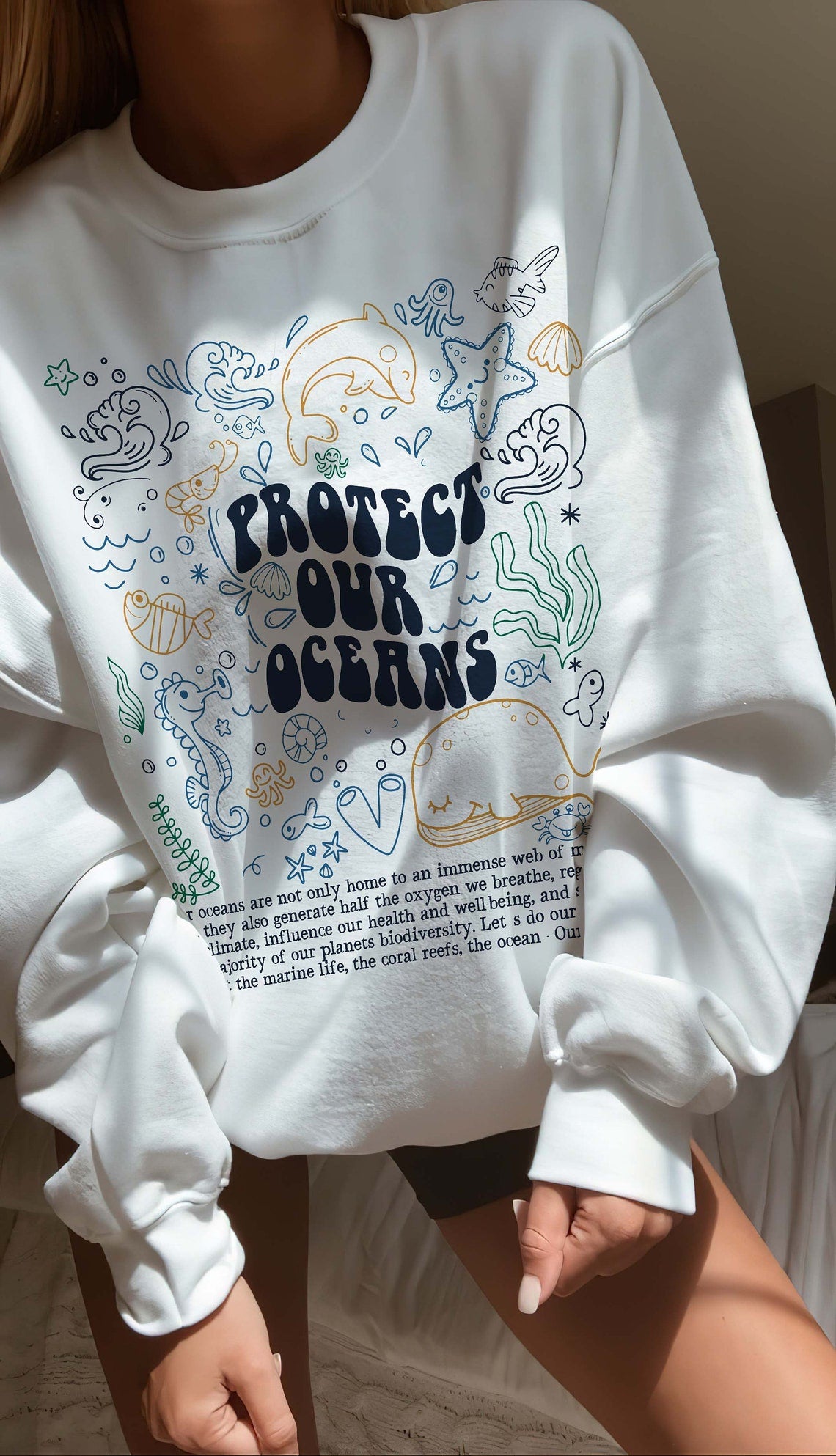 Protect Our Oceans Hoodie, Shark Hoodie, Save the Ocean, Respect the Locals Hoodie, Marine Biologist, Shark Lover Gift, Shark Shirt