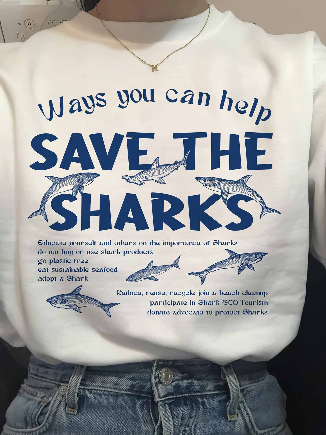 Respect the Locals Shark Shirt, Funny Shark Shirts, Save the Sharks Sweatshirt,shark Hoodie, Shark Sweatshirt, Save the Ocean