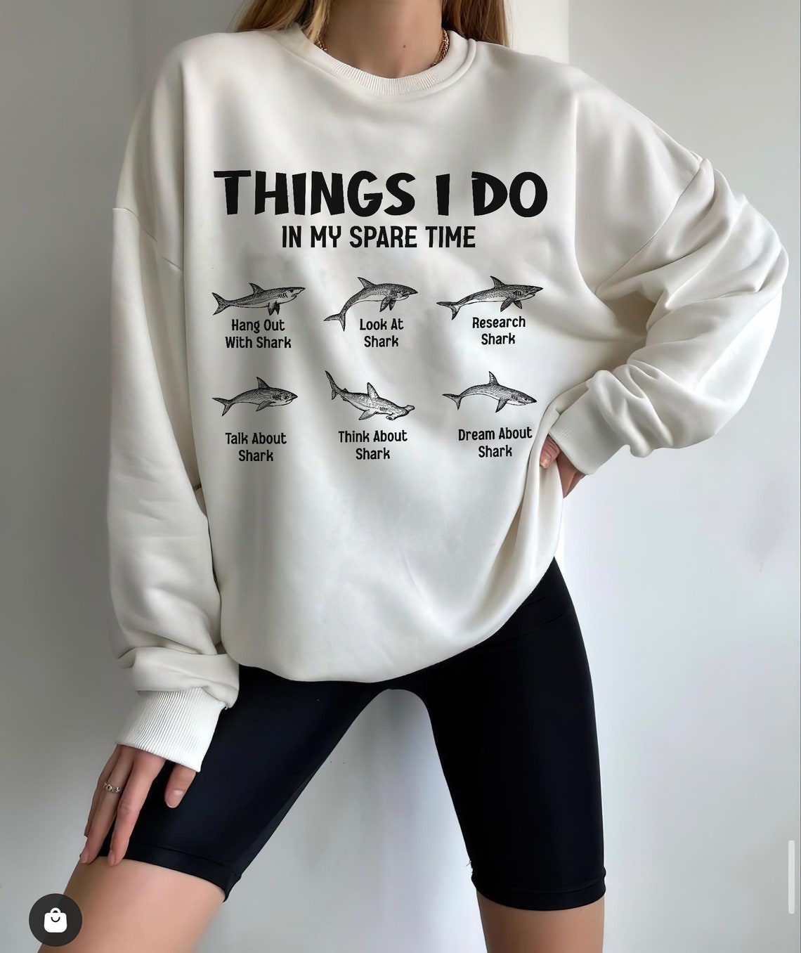 Things I Do in My Spare Time Sweatshirt, Shark Swimming Hoodie, Marine Biology Sweatshirt, Shark Hoodie, Shark Hoodie, Shark Sweatshirt