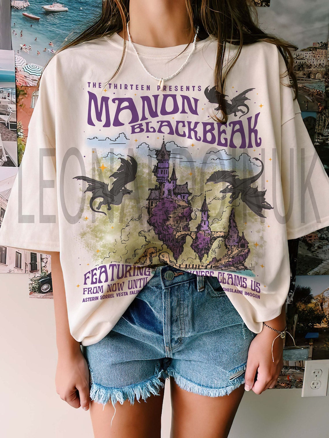 Manon Blackbeak Comfort Color Shirt, Throne of Glass Shirt, Bookish Merch, Acotar Shirt, Crescent City, Rhysand , Sarah J Maas Merch