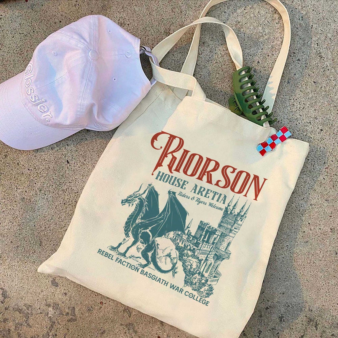 Iron Flame Tote Bag, Riorson House, Xaden Riorson House Tote Bag, Violet Sorrengail Silver One, Dragon Rider Tote Bag, Basgiath War College