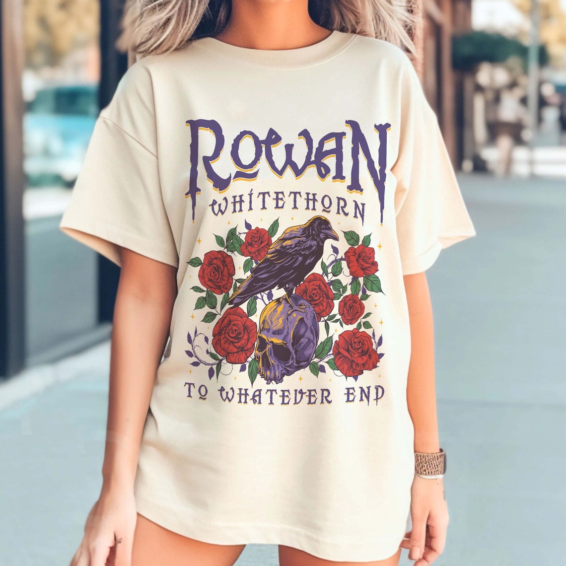 Rowan Whitethorn Comfort Color Shirt, Rowan to Whatever End, Throne of Glass Shirt, TOG, SJM, Bookish,aelin Rowan,sarah J Maas, Acotar