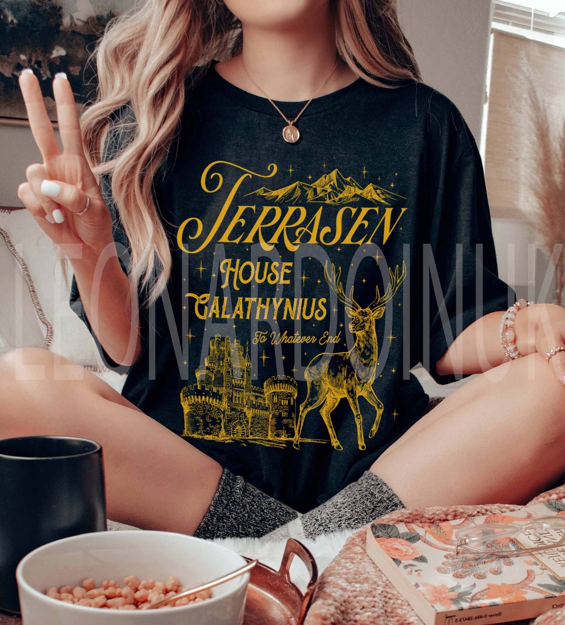 Terrasen Comfort Color Shirt,aelin Galathynius Shirt, Rowan Whitethorn,thirteen Manon Blackbeak SJM Merch ACOTAR TOG, Throne of Glass