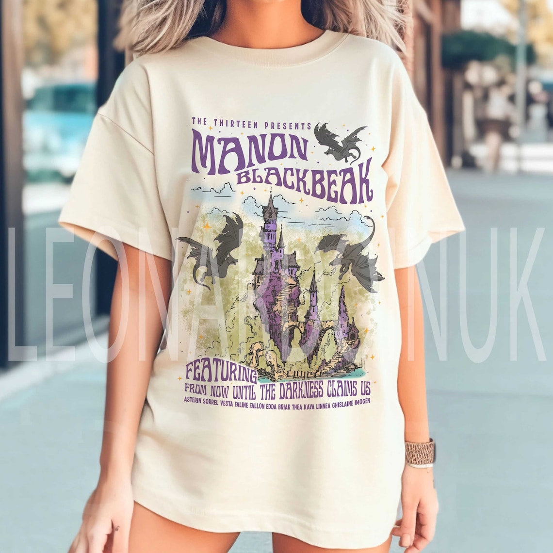 Manon Blackbeak Comfort Color Shirt, Throne of Glass Shirt, Bookish Merch, Acotar Shirt, Crescent City, Rhysand , Sarah J Maas Merch