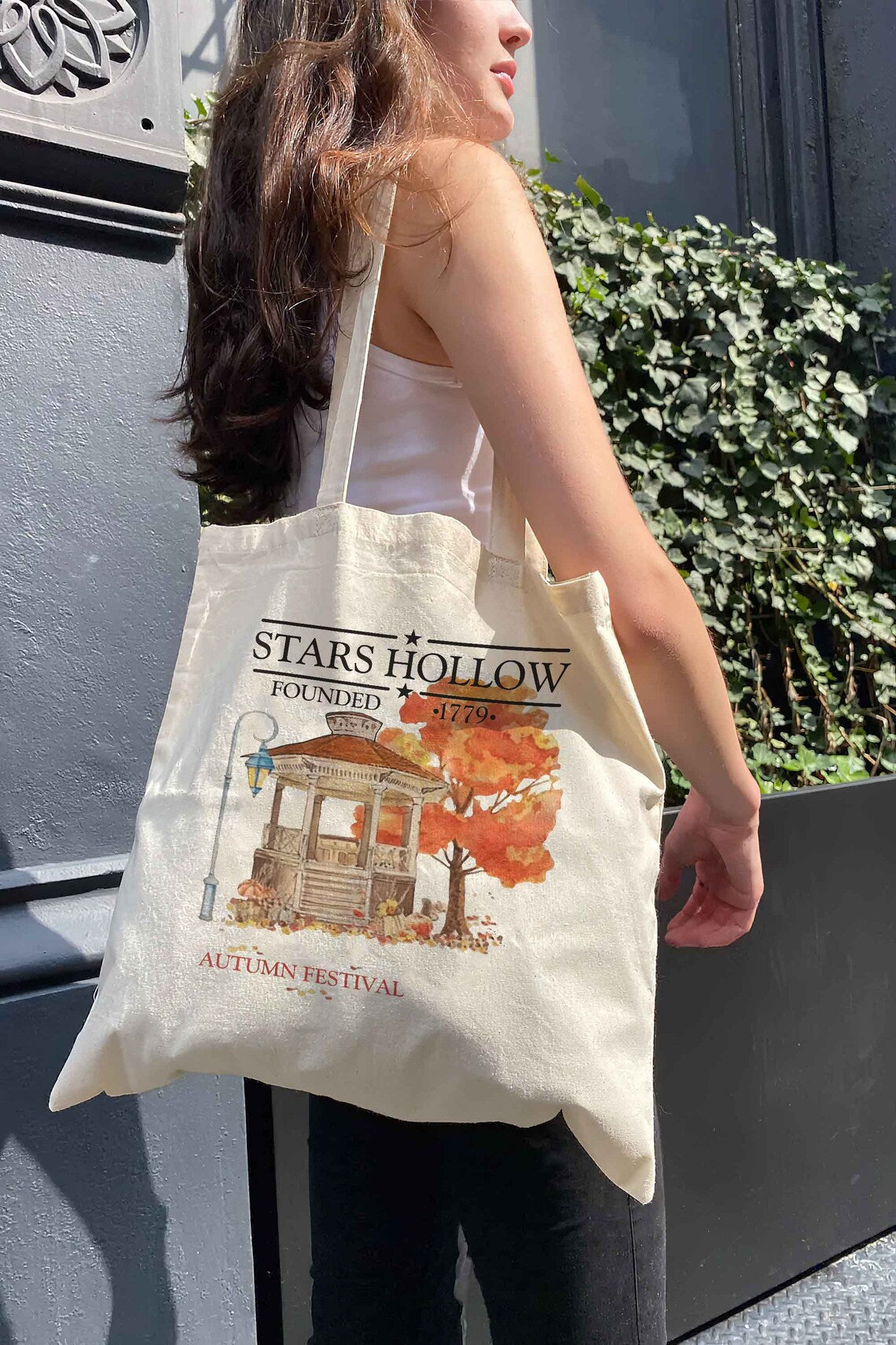 Gilmore Girls Tote Bag, Stars Hollow Bag, Gilmore Girls, Gilmore Girl Bag, Book Bag Gilmore Hirls,