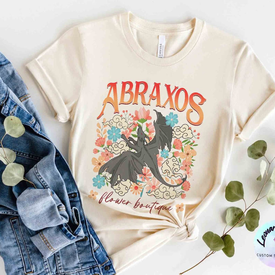Throne of Glass Shirt, Abraxos Shirt, Official Sarah J Maas Merch, Birthday Bookish Gift for Book Lovers From Best Friends, Reading Tee