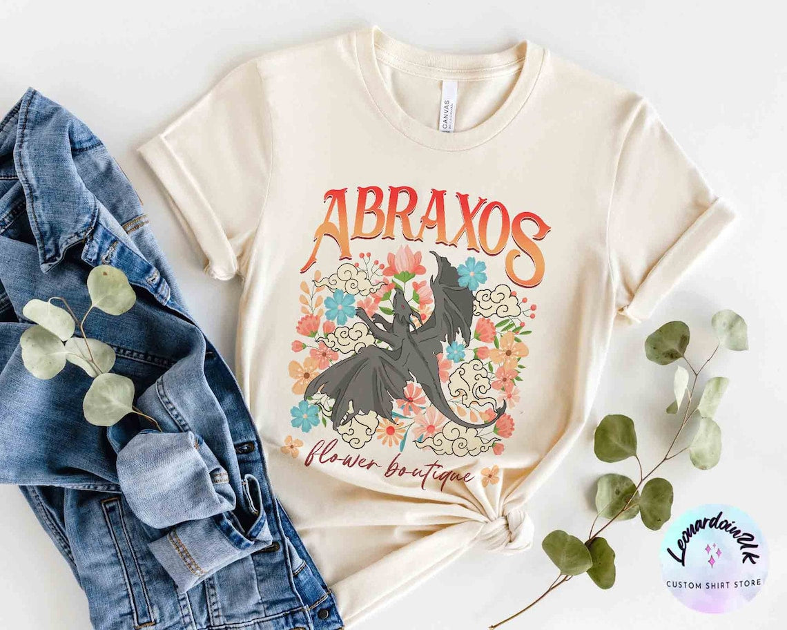 Throne of Glass Shirt, Abraxos Shirt, Official Sarah J Maas Merch, Birthday Bookish Gift for Book Lovers From Best Friends, Reading Tee
