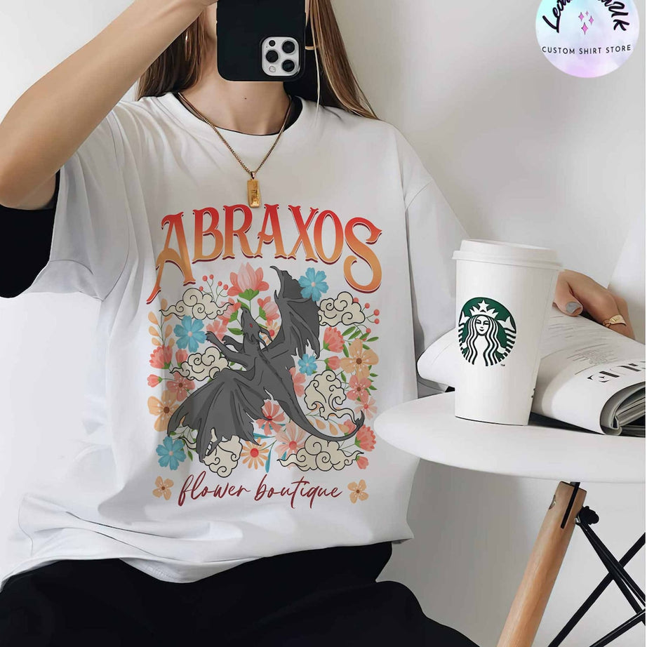 Throne of Glass Shirt, Abraxos Shirt, Official Sarah J Maas Merch, Birthday Bookish Gift for Book Lovers From Best Friends, Reading Tee