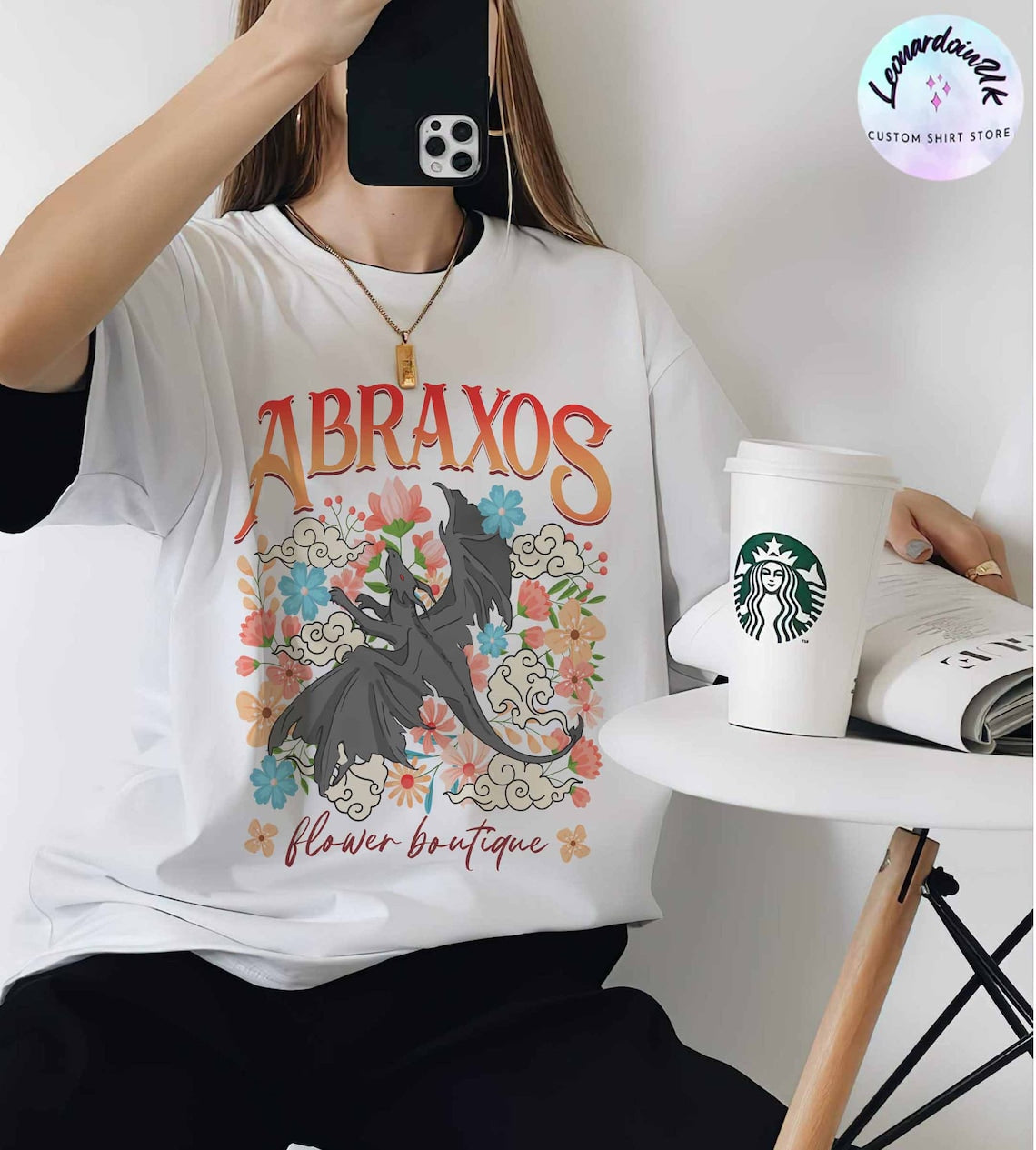 Throne of Glass Shirt, Abraxos Shirt, Official Sarah J Maas Merch, Birthday Bookish Gift for Book Lovers From Best Friends, Reading Tee